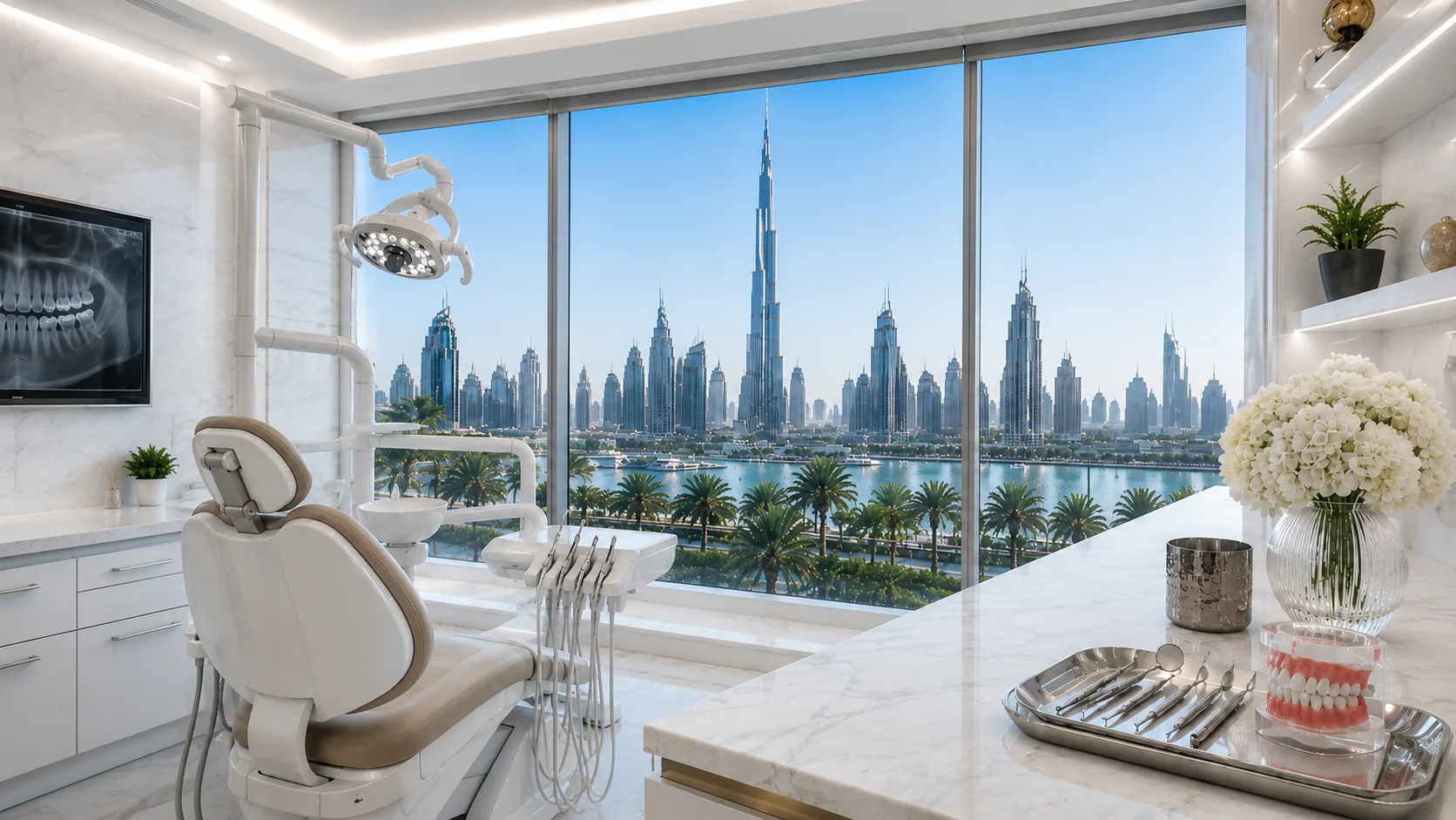 Expat family visiting WhiteLine Dental Clinic Al Rigga, Dubai – WhiteLine Dental Clinic Al Rigga